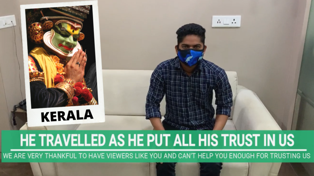 GYNECOMASTIA PATIENT FROM KERALA CAME TO AHMEDABAD TO GET TREATED BY PLASTIC SURGEON IN AHMEDABAD