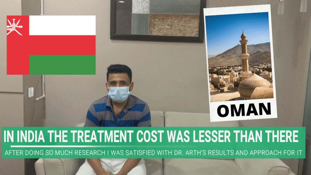 Gynecomastia Patient came from Oman to get treated by Dr Arth Shah at Ahmedabad,India